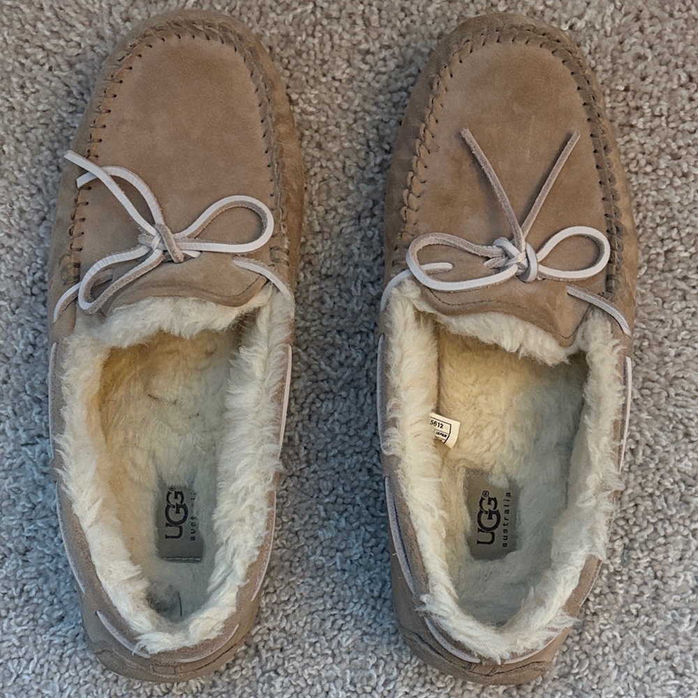 UGG Suede Moccasin Slippers